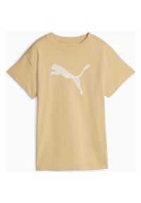 Koszulka Damska Puma Sable Duin XL - Wygoda i Styl. Kolor: beżowy. Materiał: bawełna. Sport: piłka nożna