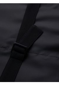 Ombre Clothing - Dopasowana strukturalna męska kamizelka z naszywanymi kieszeniami – czarna V1 - Rozmiar: XXL. Kolor: czarny. Materiał: poliester, materiał. Wzór: jednolity. Styl: elegancki #9