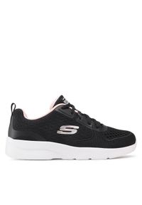 skechers - Skechers Sneakersy Hip Star 149544/BKPK Czarny. Kolor: czarny. Materiał: materiał