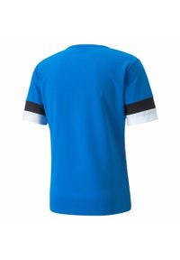 Puma - Koszulka piłkarska męska PUMA teamRISE Jersey. Kolor: czarny, niebieski, wielokolorowy. Materiał: poliester. Sport: piłka nożna