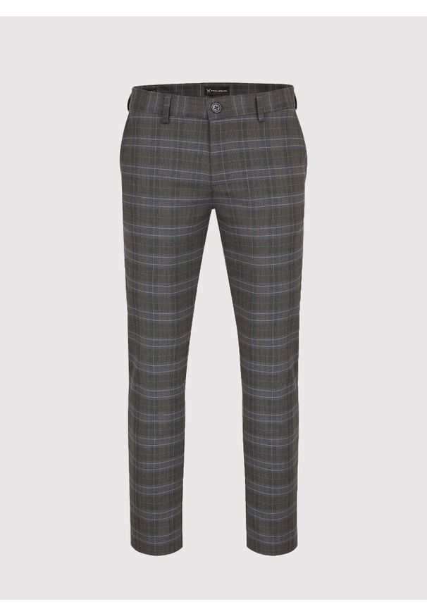 Pako Lorente - PAKO LORENTE – Casualowe męskie spodnie w kratę P22WF-WX-002-G-0. Okazja: na co dzień. Materiał: poliester, elastan, wiskoza. Styl: casual