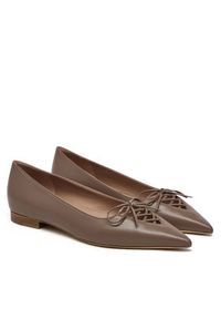 MALONE SOULIERS Baleriny Hedy Flat 10-2 Brązowy. Kolor: brązowy. Materiał: skóra #5