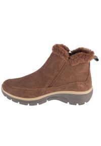 skechers - Buty zimowe damskie, Easy Going - Cool Zip!. Kolor: brązowy. Sezon: zima