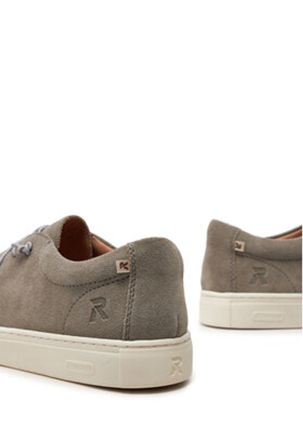 Rieker Revolution Lifestyle Mokasyny U0702-42 Szary. Kolor: szary. Materiał: zamsz, skóra