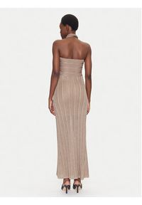 Marciano Guess Sukienka dzianinowa 5GGK48 5811Z Beżowy Slim Fit. Kolor: beżowy. Materiał: syntetyk #4