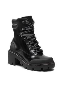 Tory Burch Botki Lug Sole Hiker Ankle Boot 85304 Czarny. Kolor: czarny. Materiał: skóra #9