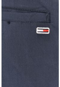 Tommy Jeans - Spodnie. Okazja: na co dzień. Kolor: niebieski. Materiał: tkanina, bawełna, poliamid, elastan. Wzór: gładki. Styl: casual #2