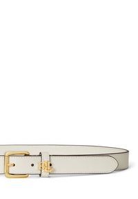Lauren Ralph Lauren - LAUREN RALPH LAUREN Pasek 412968763010 Biały. Kolor: biały. Materiał: skóra #2
