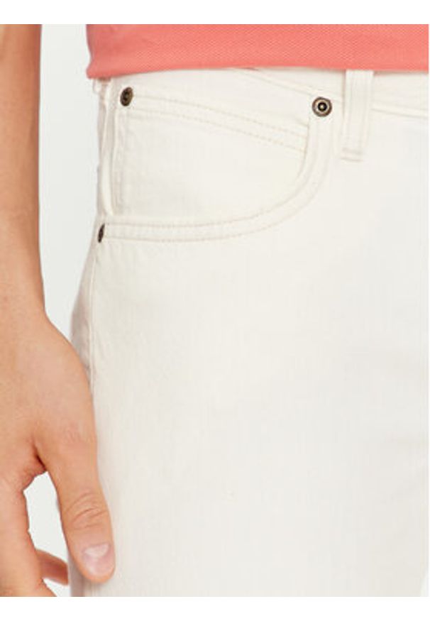 Lee Jeansy Luke 112349207 Biały Slim Fit. Kolor: biały