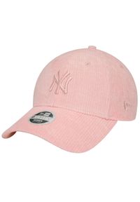 Czapka z daszkiem damska New Era 9FORTY New York Yankees Wmns Summer Cord Cap. Kolor: różowy. Materiał: poliester