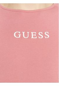 Guess T-Shirt Aline V3RP16 KABR0 Różowy Slim Fit. Kolor: różowy. Materiał: bawełna #2