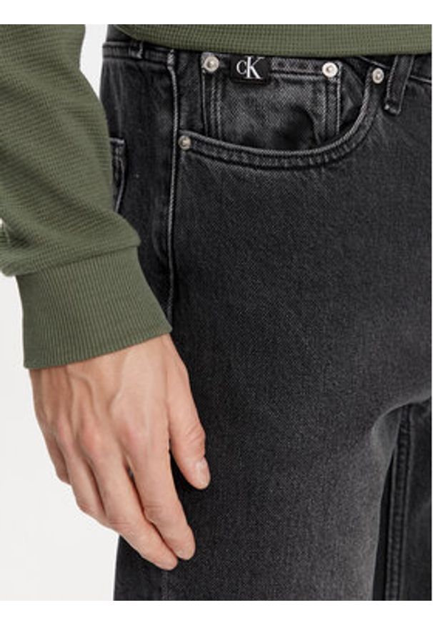 Calvin Klein Jeans Jeansy J30J323693 Czarny Straight Fit. Kolor: czarny