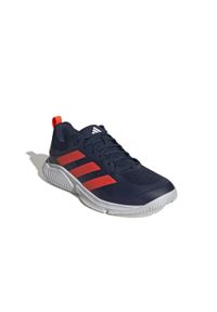 Adidas - Buty halowe adidas Court Team Bounce 2.0. Kolor: szary, czerwony, niebieski, wielokolorowy. Materiał: materiał