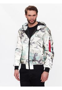 Alpha Industries Kurtka bomber MA-1 126138RC Kolorowy Regular Fit. Materiał: syntetyk. Wzór: kolorowy