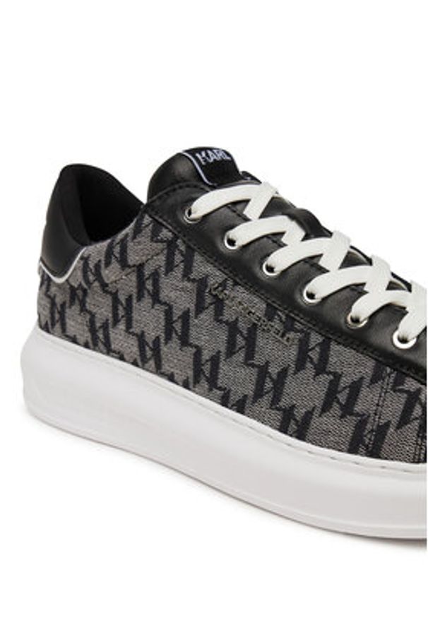 Karl Lagerfeld - KARL LAGERFELD Sneakersy KL52565 Czarny. Kolor: czarny. Materiał: materiał
