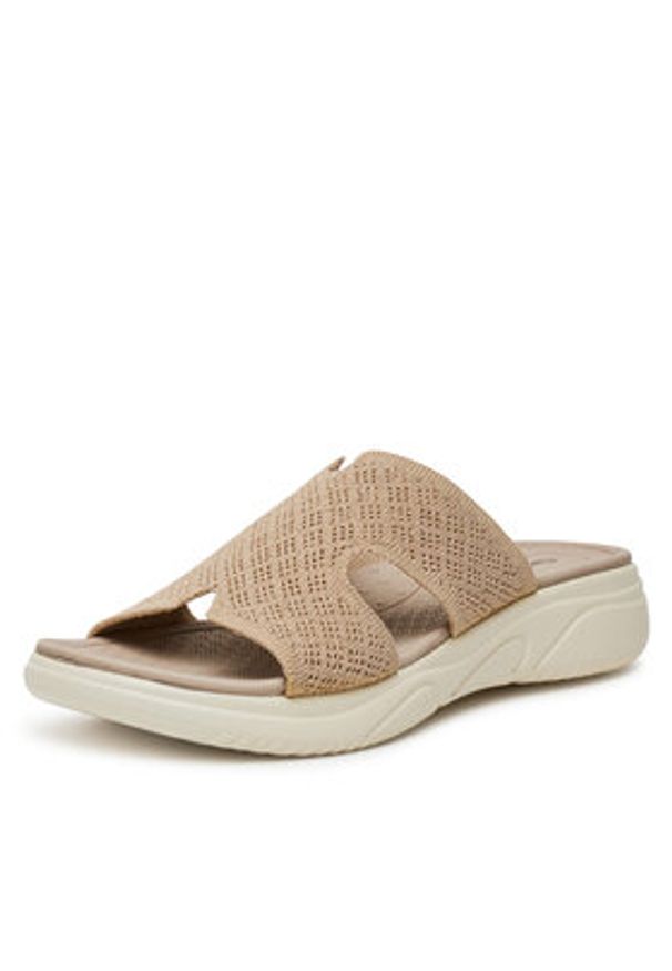 Clara Barson Klapki R25SS02834 Beżowy. Kolor: beżowy. Materiał: materiał