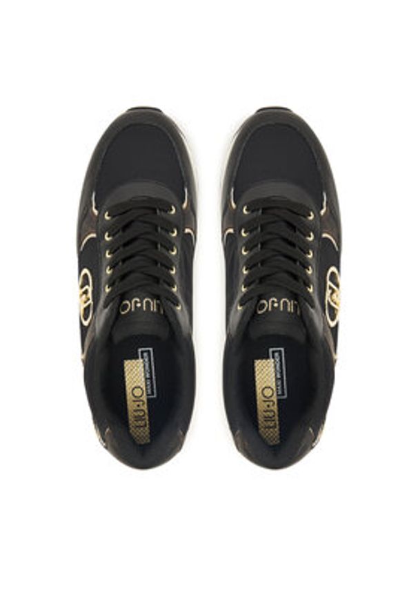 Liu Jo Sneakersy Plus 01 BF5011 PX776 Czarny. Kolor: czarny. Materiał: skóra