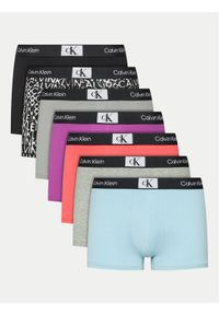 Calvin Klein Underwear Komplet 7 par bokserek 000NB3582A Kolorowy. Materiał: bawełna. Wzór: kolorowy #1