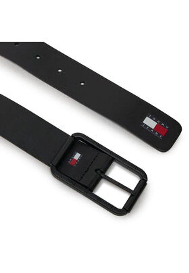 Tommy Jeans Pasek Męski Rev.Travel Buckle AM0AM12416 Granatowy. Kolor: niebieski. Materiał: skóra