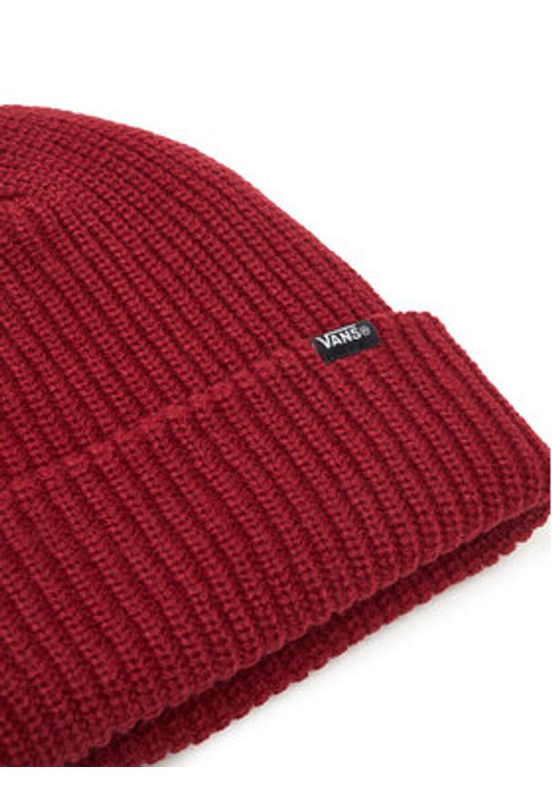 Vans Czapka Core Basic Cuff Beanie VN000QB4BRD1 Bordowy. Kolor: czerwony. Materiał: akryl, materiał