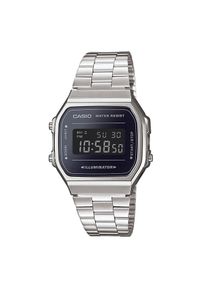 Zegarek Casio. Kolor: srebrny. Styl: vintage
