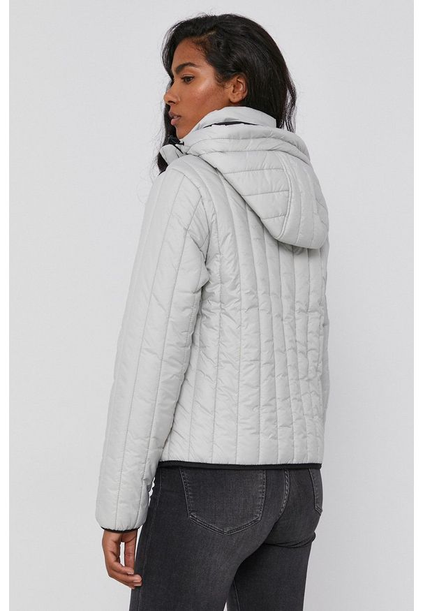 G-Star RAW - G-Star Raw Kurtka damska kolor szary przejściowa. Okazja: na co dzień. Kolor: szary. Materiał: materiał. Wzór: gładki. Styl: casual