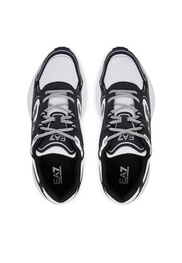 EA7 Emporio Armani Sneakersy 7X000663 AF23619 MC001 Czarny. Kolor: czarny. Materiał: materiał