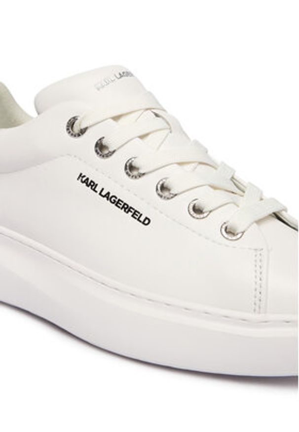 Karl Lagerfeld - KARL LAGERFELD Sneakersy Kore KL66525 Biały. Kolor: biały. Materiał: skóra