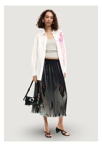 Desigual Koszula Gloss 26SWCW18 Biały Regular Fit. Kolor: biały. Materiał: bawełna #2