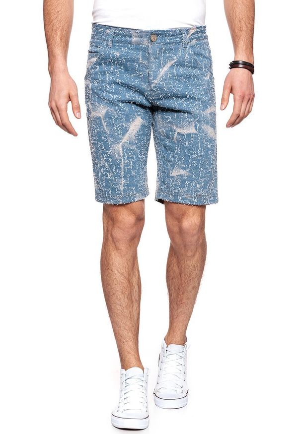 Anerkjendt - ANERKJENDT SPODENKI HANK SHORT 8.413.435. Kolor: niebieski. Materiał: jeans. Długość: krótkie