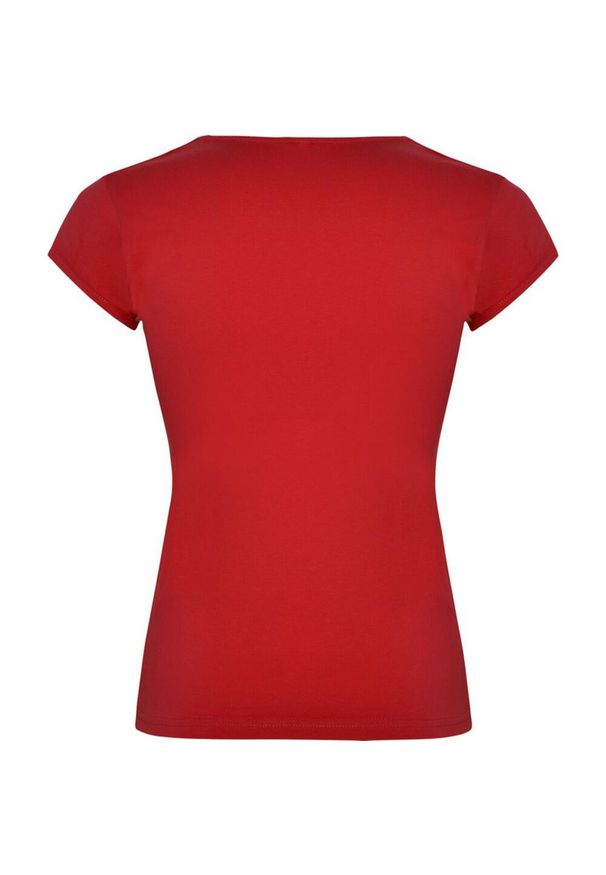 ROLY - Koszulka Damska Belice. Kolor: czerwony. Sport: turystyka piesza