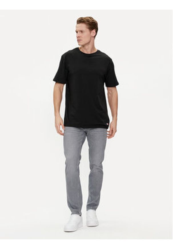 Tommy Jeans Komplet 2 t-shirtów UM0UM03157 Czarny Regular Fit. Kolor: czarny. Materiał: bawełna