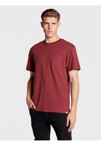 !SOLID - Solid T-Shirt 21107372 Bordowy Regular Fit. Kolor: czerwony. Materiał: bawełna #1