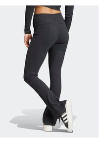 Adidas - adidas Spodnie materiałowe Essentials II8056 Czarny Flare Fit. Kolor: czarny. Materiał: bawełna, wiskoza