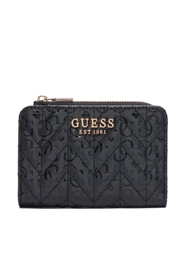 Guess Portfel 183407 Czarny. Kolor: czarny. Materiał: skóra