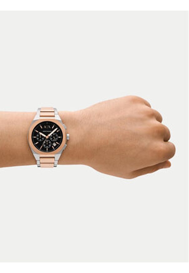 Armani Exchange Zegarek Rafael AX4181 Srebrny. Kolor: srebrny