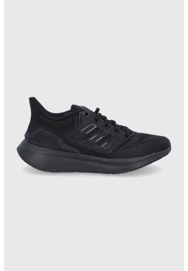 Adidas - adidas Buty EQ21 Run H00545 kolor czarny. Nosek buta: okrągły. Kolor: czarny. Sport: bieganie