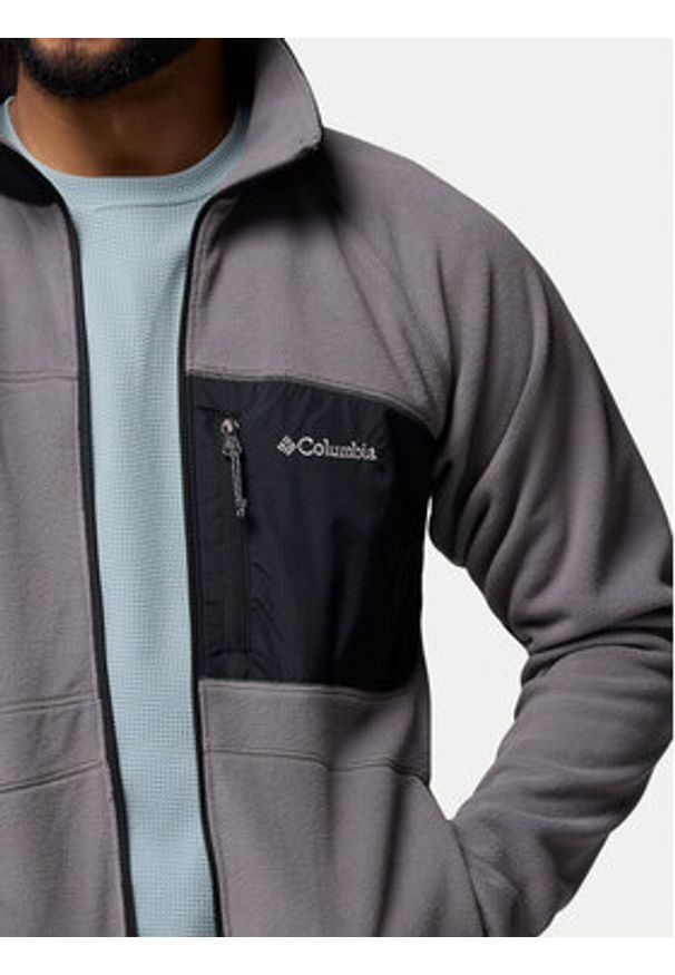 columbia - Columbia Polar Fast Trek™ Overlay 2135691 Szary Regular Fit. Kolor: szary. Materiał: syntetyk