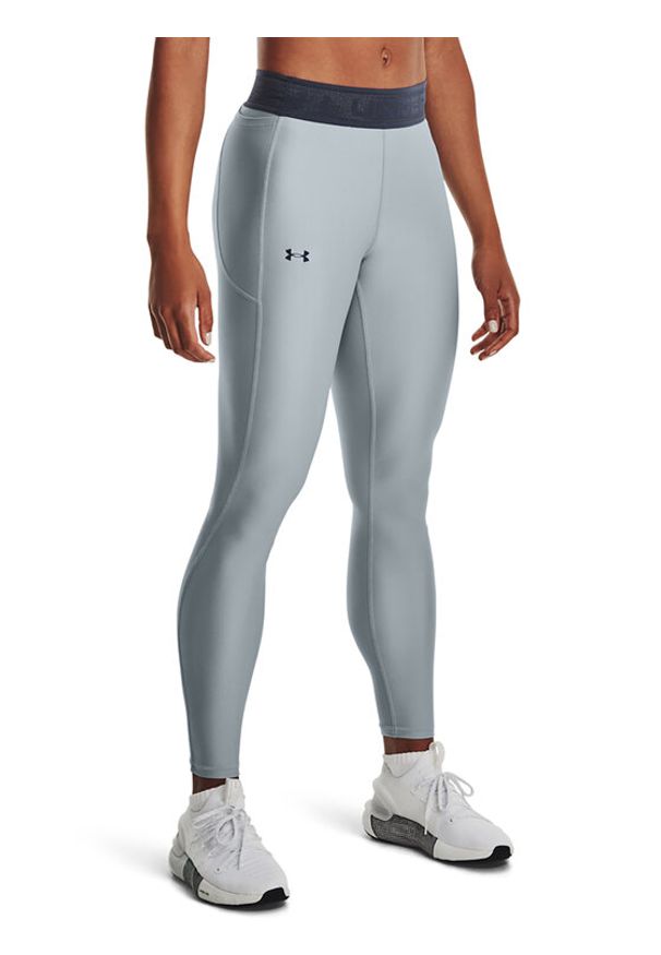 Under Armour Legginsy Armour Branded WB Leg 1377089 Niebieski. Kolor: niebieski