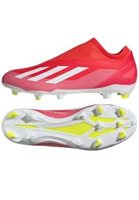 Adidas - Buty piłkarskie adidas X Crazyfast League Ll M IG0623 czerwone. Kolor: czerwony. Materiał: guma, syntetyk. Sport: piłka nożna