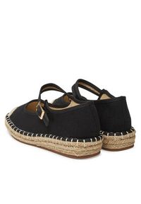 DeeZee Espadryle Q88-512-1 Czarny. Kolor: czarny. Materiał: materiał