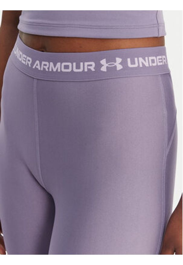 Under Armour Legginsy HeatGear® 6010002 Fioletowy Slim Fit. Kolor: fioletowy. Materiał: syntetyk