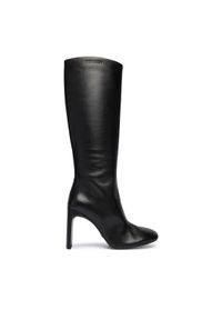 Patrizia Pepe Kozaki 2Y0035 L048 K103 Czarny. Kolor: czarny. Materiał: skóra