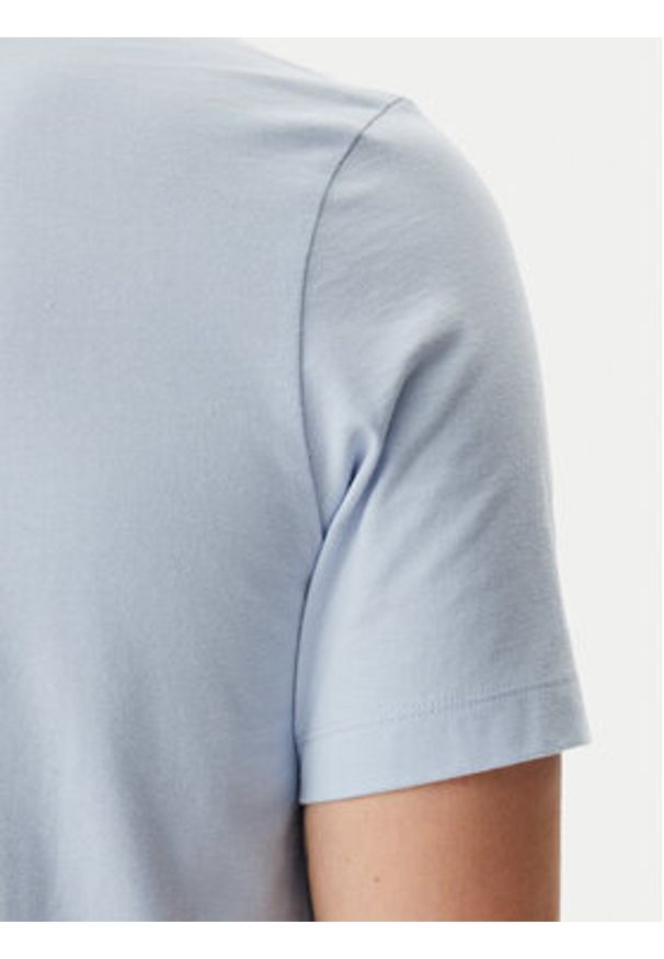 TOMMY HILFIGER - Tommy Hilfiger T-Shirt Essential MW0MW37283 Błękitny Regular Fit. Kolor: niebieski. Materiał: bawełna