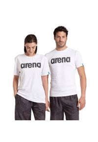 Koszulka Arena T-Shirt Logo. Kolor: biały. Materiał: materiał. Sport: fitness