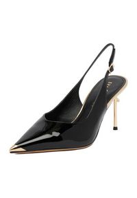 Eva Minge Szpilki EO-LILLY-LT2131-1-1 Czarny. Kolor: czarny. Materiał: syntetyk, skóra. Obcas: na szpilce #6