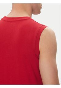 Kappa Tank top Logo Corpo Cadwal 303HZB0 Czerwony Regular Fit. Kolor: czerwony. Materiał: bawełna #4