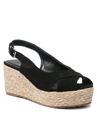 Jenny Fairy Espadryle TS5249-01 Czarny. Kolor: czarny. Materiał: materiał #4