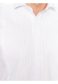 Eterna Koszula 4138/FK8V Biały Slim Fit. Kolor: biały. Materiał: bawełna #5
