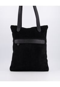 Venezia - ZAMSZOWA CZARNA SHOPPERKA 100-2282-Y DC NE. Kolor: czarny. Materiał: zamszowe #1